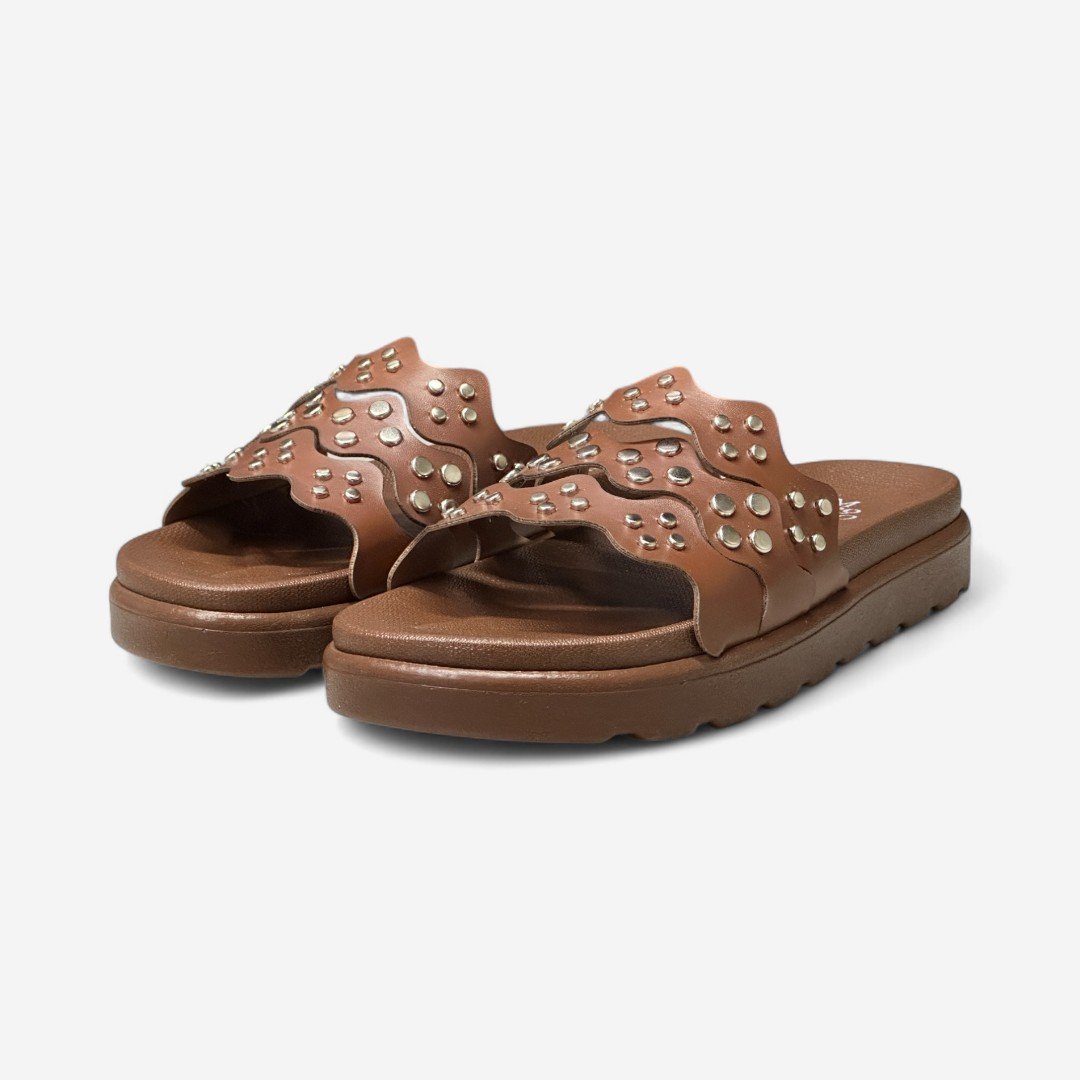 Chinelo Papete Improviso Marrom Marrom 3