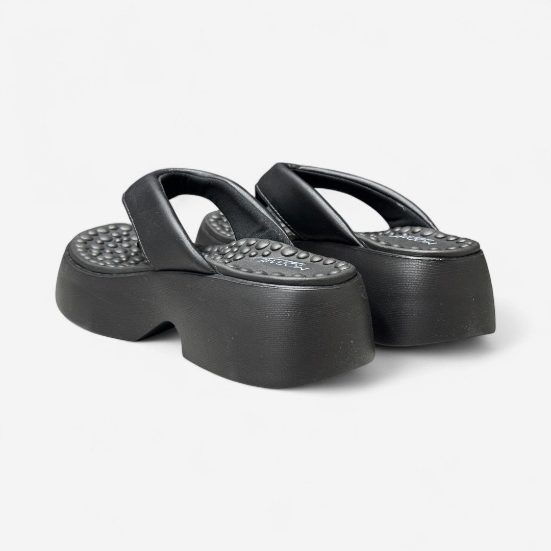 Tamanco Plataforma Modare Conforto Preto Preto 4