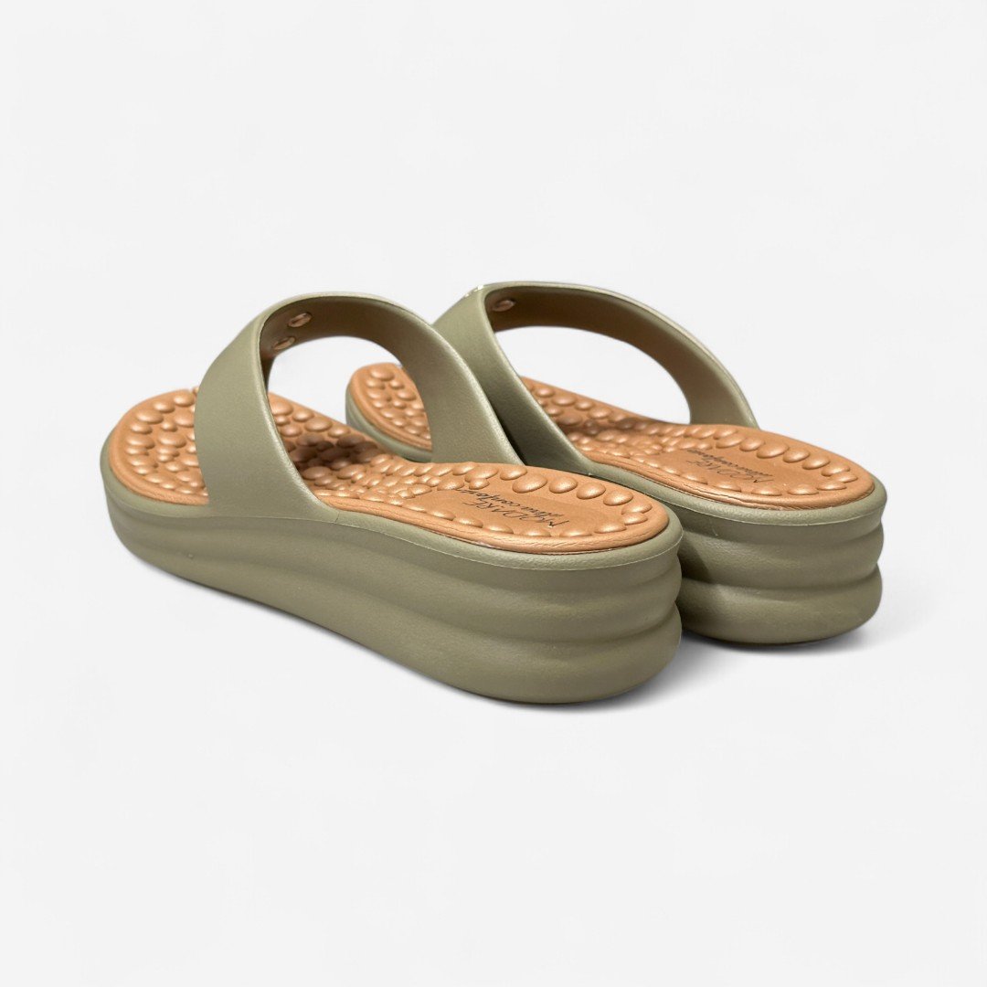 Tamanco Modare Conforto De Dedo Verde Verde Salvia 4