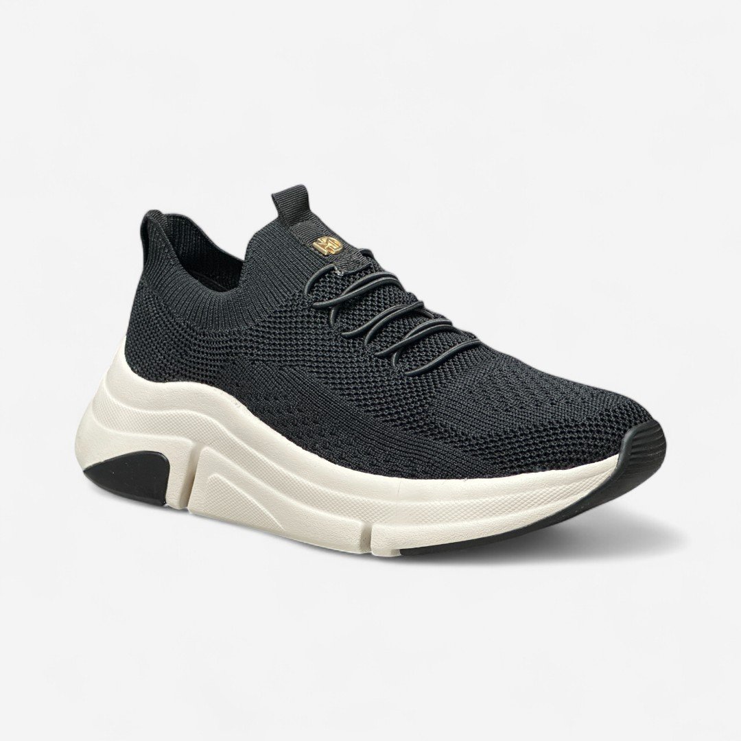 Tênis Modare Casual Knit Preto Preto 2