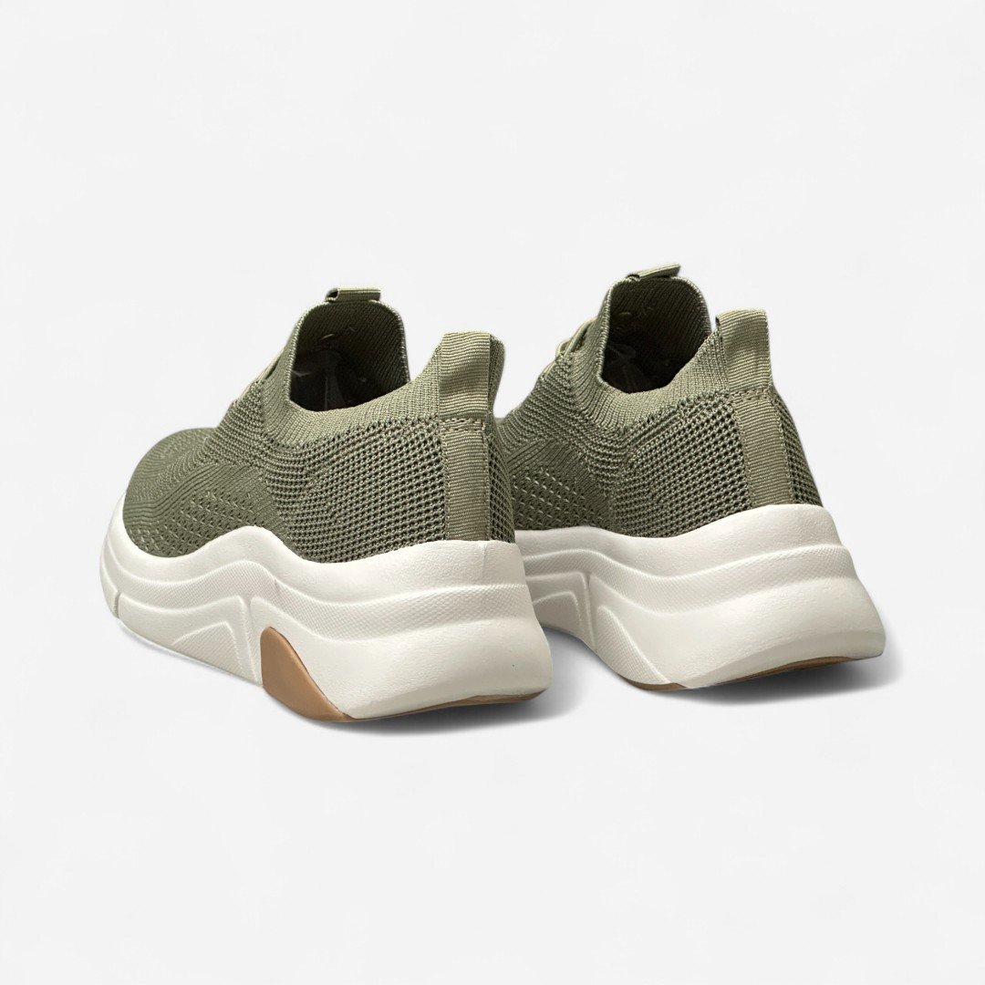 Tênis Modare Casual Knit Verde Verde Salvia 4