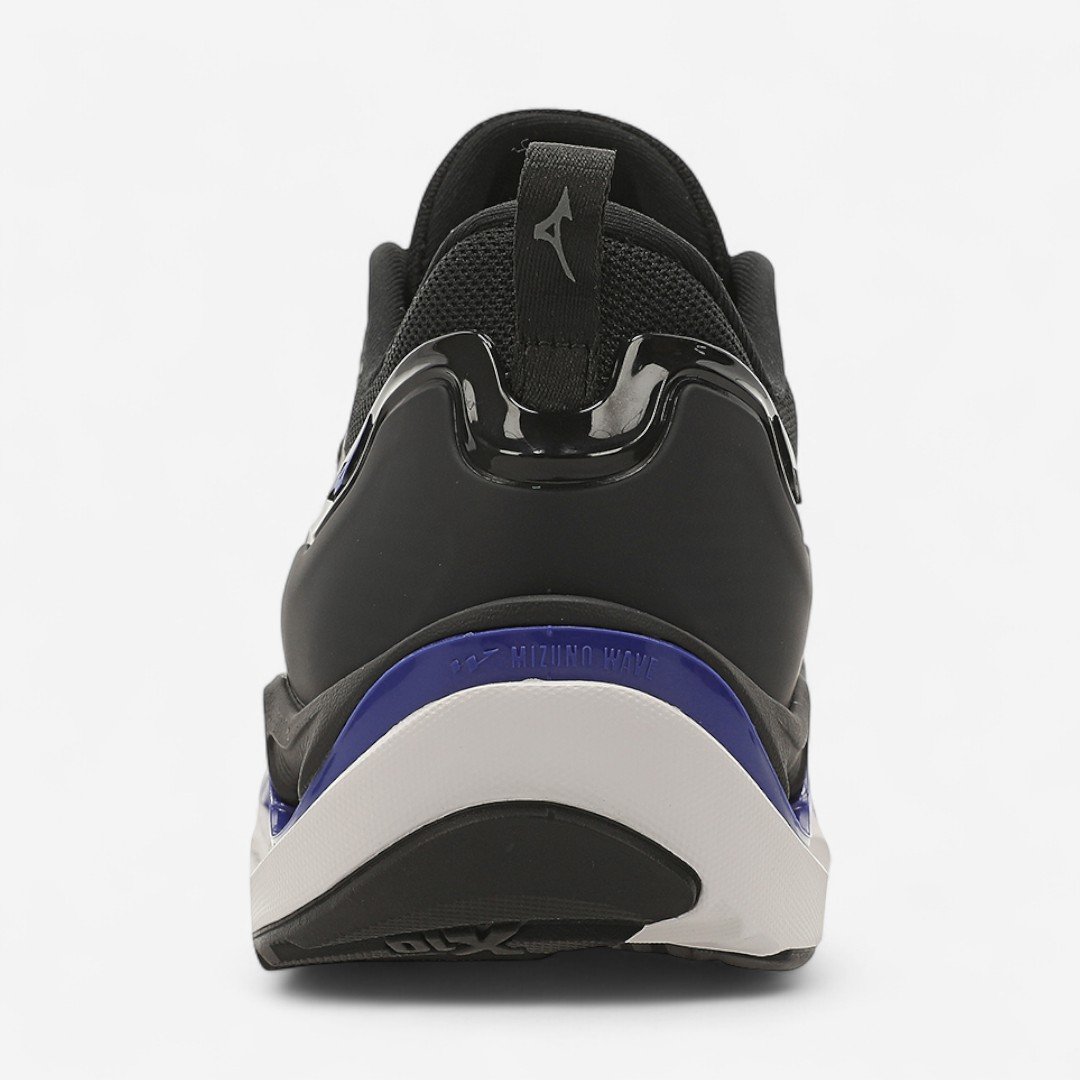 Tênis De Corrida Masculino Mizuno Wave Stratos 3 Chumbo Chumbo/Azul 4