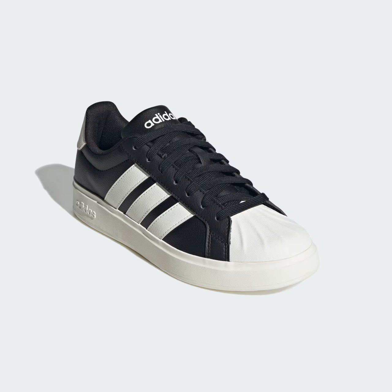 Tênis Adidas Street Talk Feminino Preto Preto/Branco 2