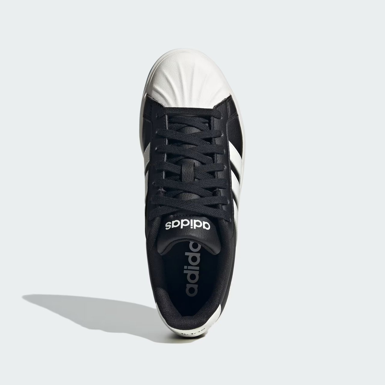 Tênis Adidas Street Talk Feminino Preto Preto/Branco 3