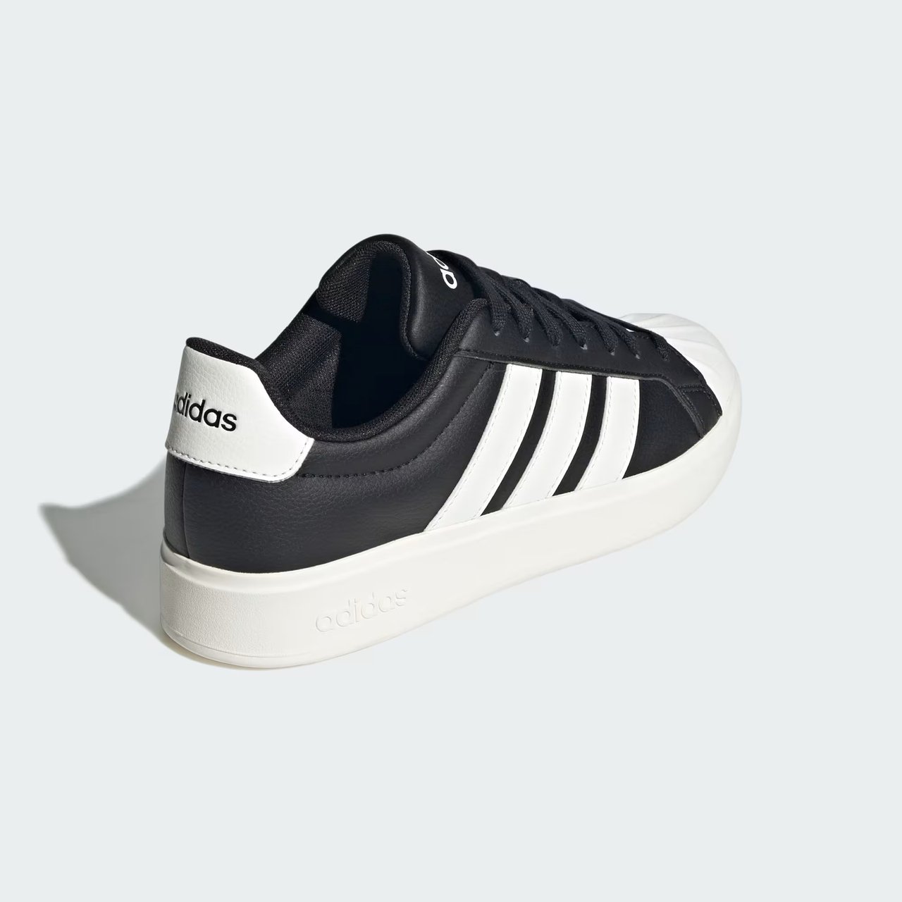 Tênis Adidas Street Talk Feminino Preto Preto/Branco 5