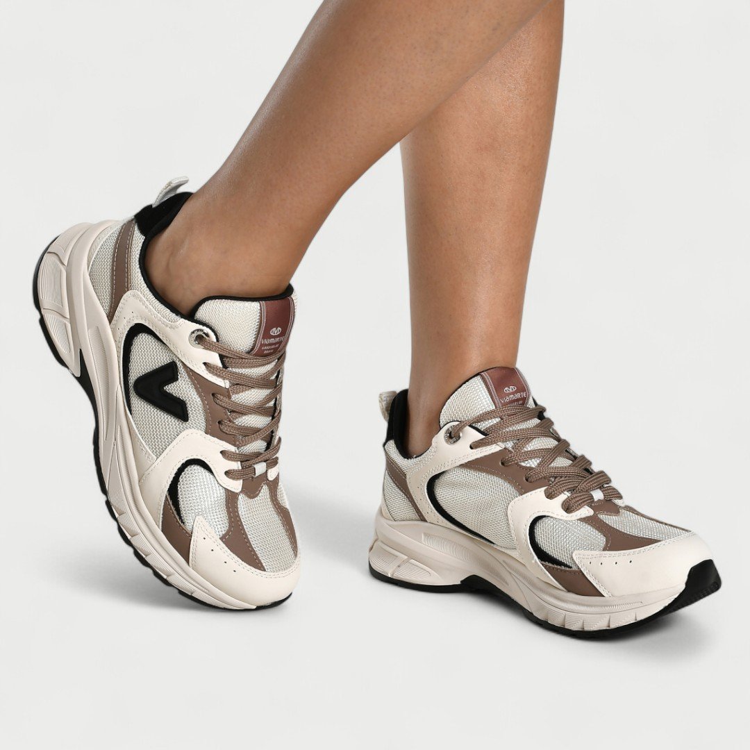 Tênis Via Marte Chunky Casual Feminino Nude Toffee 3