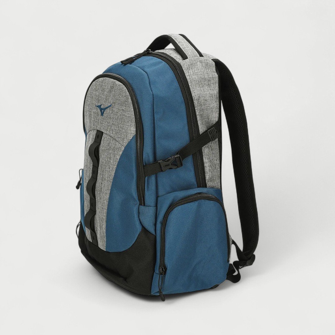 Mochila Unissex Mizuno Kobe New Azul Azul Opala/Cinza Mescla 3