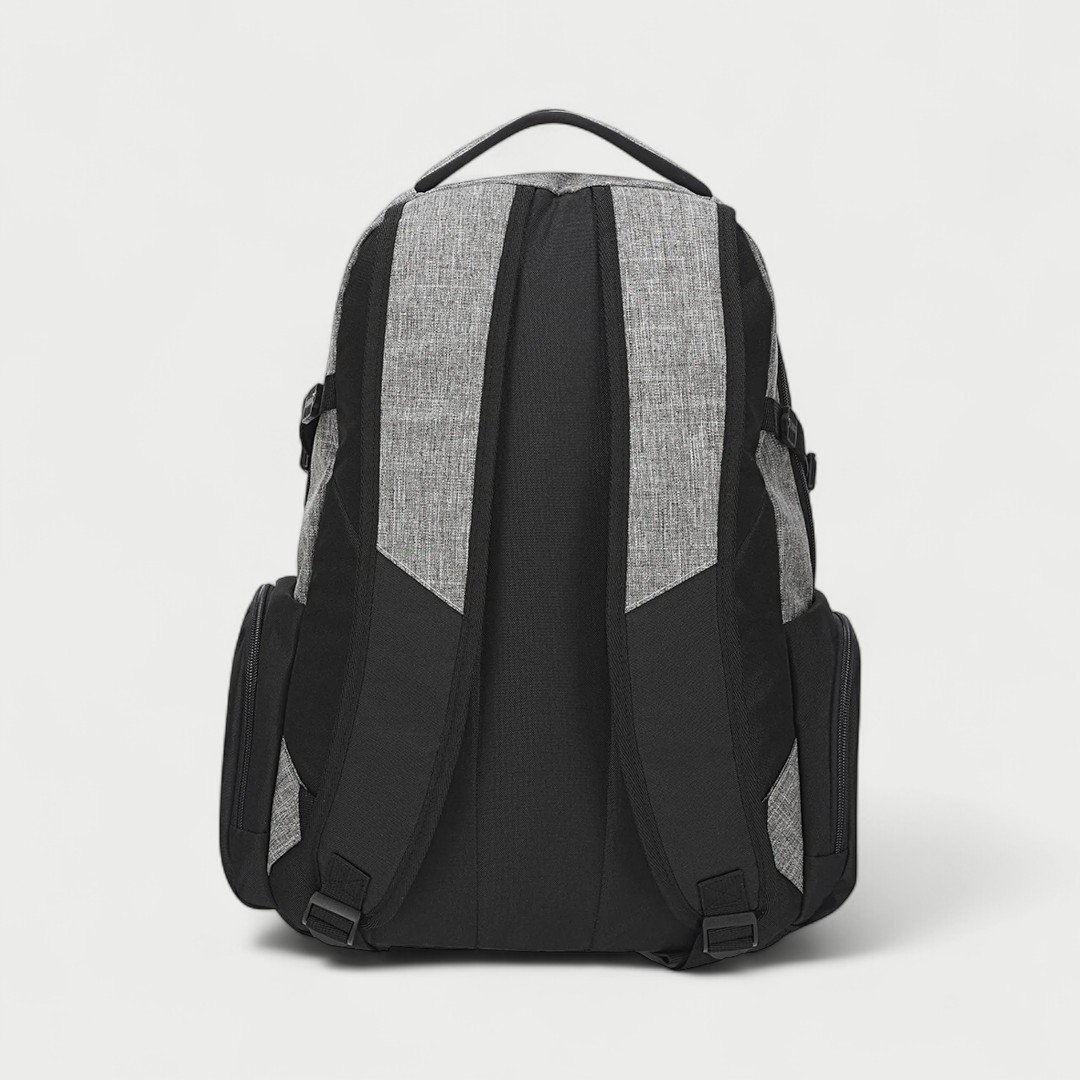 Mochila Unissex Mizuno Kobe New Cinza Mescla Cinza Mescla/Preto 5