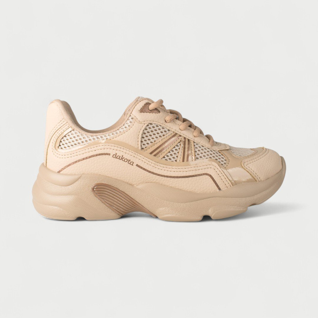Tênis Chunky Dakota Casual Feminino Nude