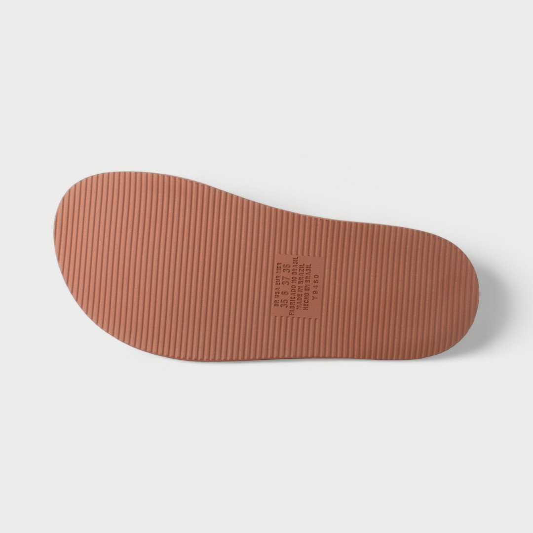 Chinelo Papete Dakota Com Detalhe Em Strass Caramelo Caramelo 3