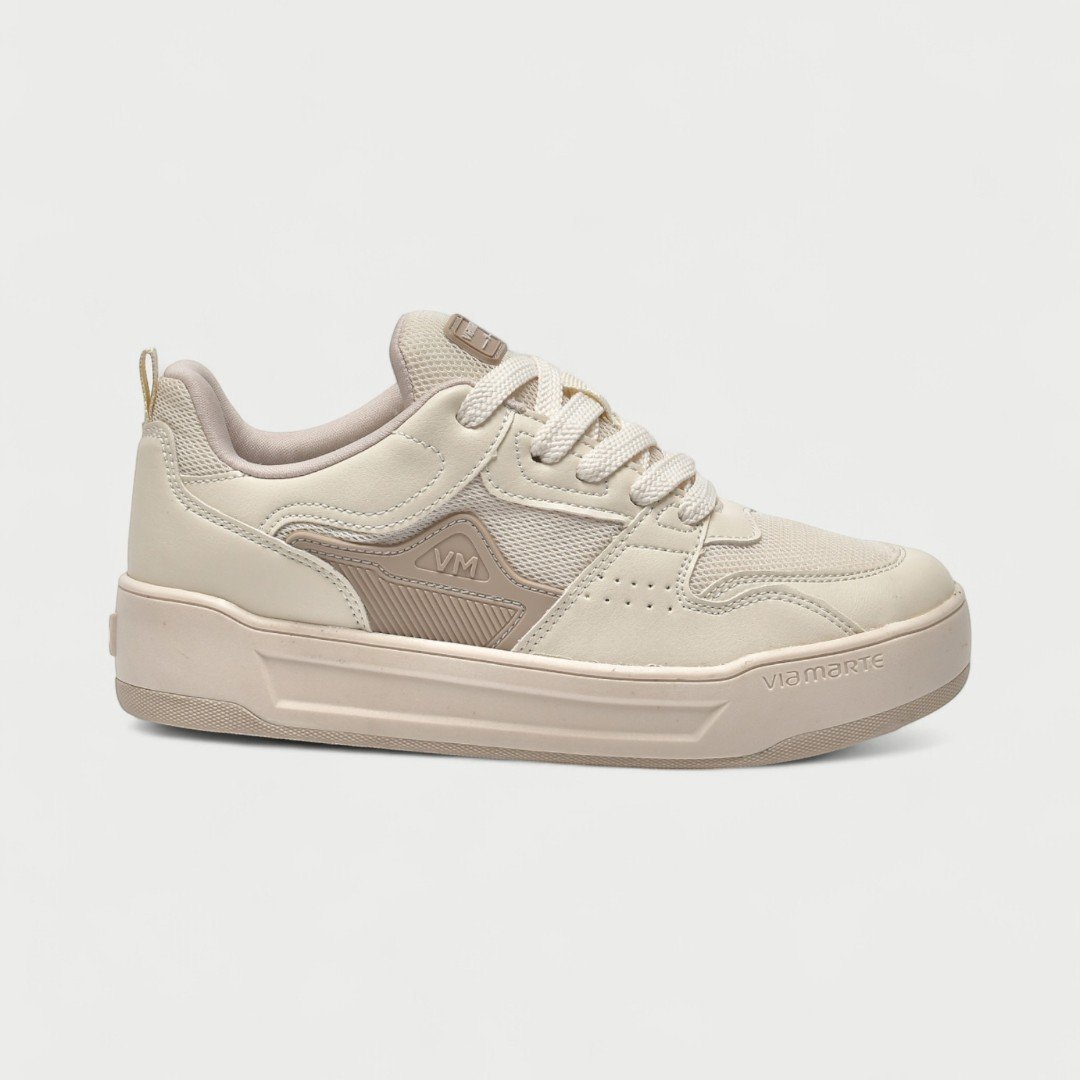 Tênis Via Marte Casual Feminino Marfim