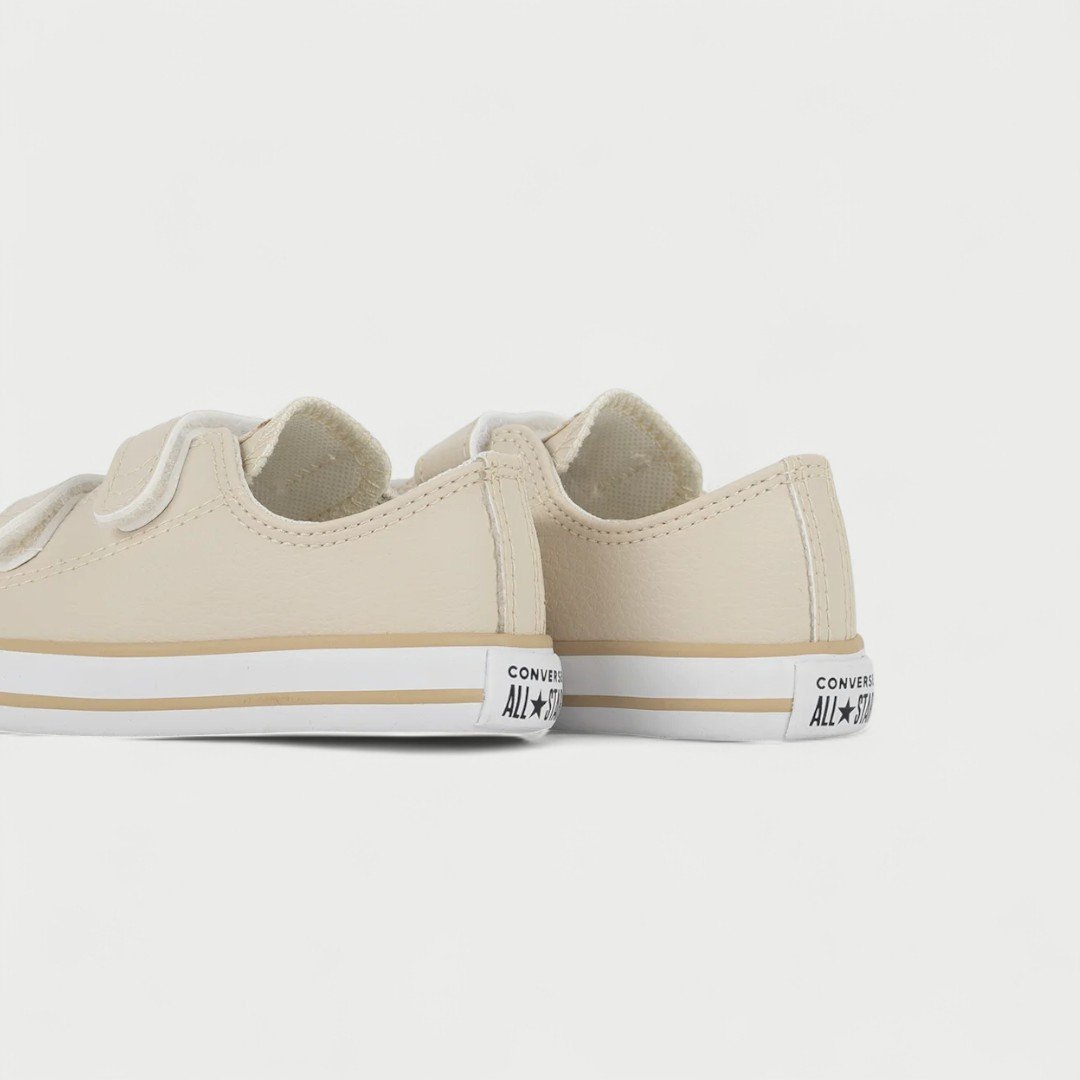 Tênis Converse Chuck Taylor All Star 2V Kids Bege Claro Nude Bege Claro/Caqui Fosco/Branco 4