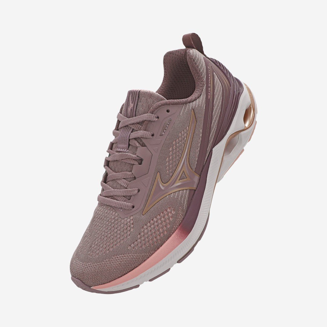 Tênis de Corrida Feminino Mizuno Wave Dynasty 7 Lavanda Lavanda 2
