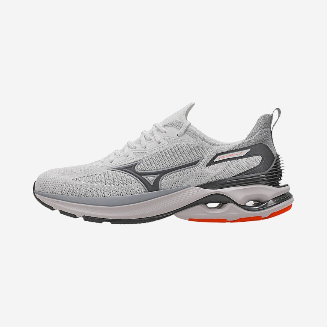 Tênis de Corrida Masculino Mizuno Wave Mirai 7 Branco