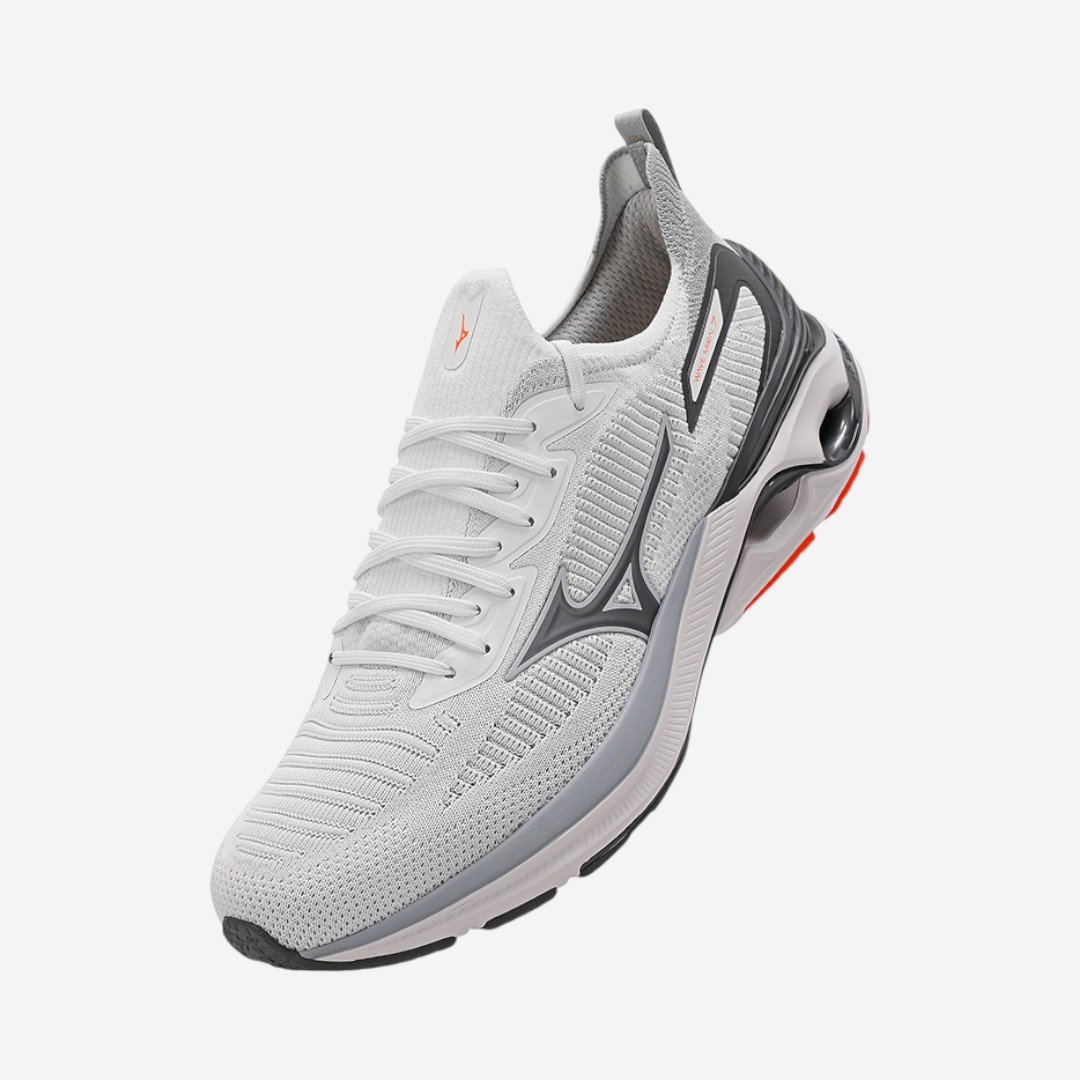 Tênis de Corrida Masculino Mizuno Wave Mirai 7 Branco Branco/Cinza 2