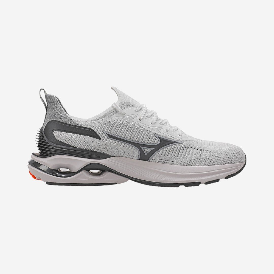 Tênis de Corrida Masculino Mizuno Wave Mirai 7 Branco Branco/Cinza 4
