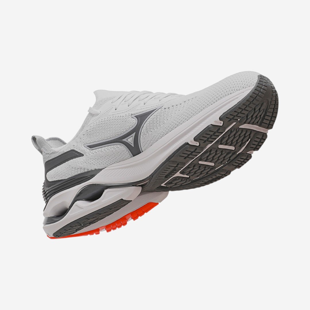 Tênis de Corrida Masculino Mizuno Wave Mirai 7 Branco Branco/Cinza 7