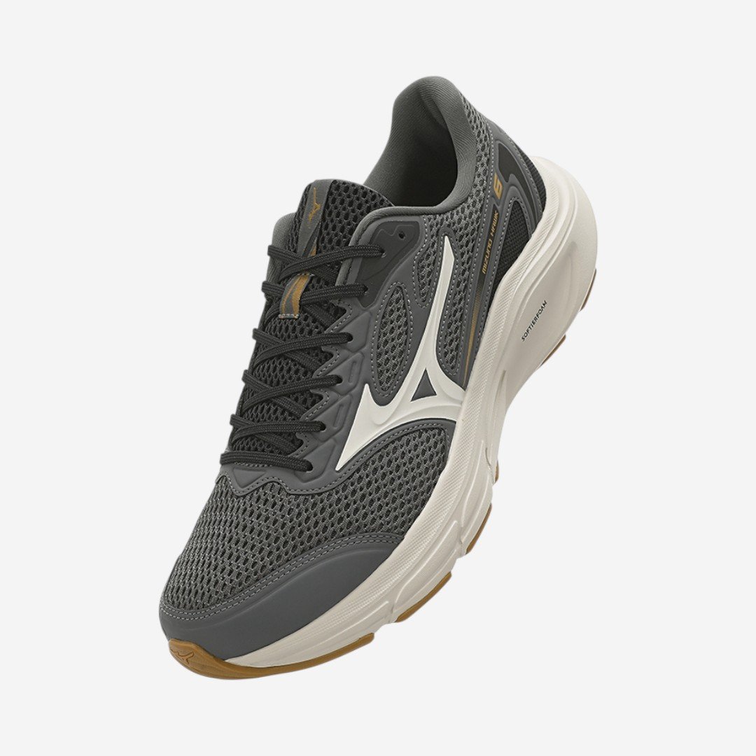 Tênis de Corrida Masculino Mizuno Hawk 6 Cinza Chumbo 2