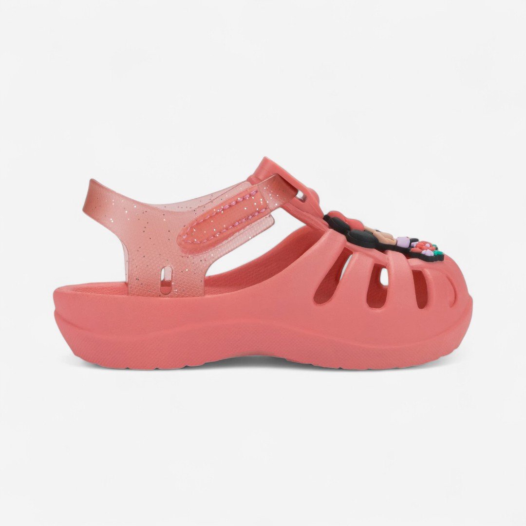 Sandália de Bebê Rosa Minnie Disney Magic Grendene Kids