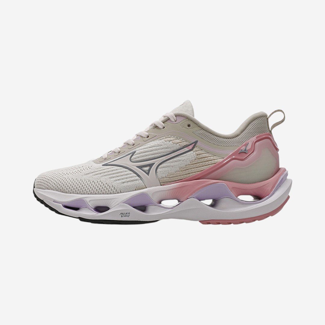 Tênis de Corrida Feminino Mizuno Wave Stratos 3 Arenito