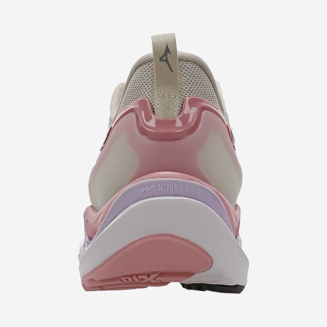 Tênis de Corrida Feminino Mizuno Wave Stratos 3 Arenito Arenito/Peonia 6