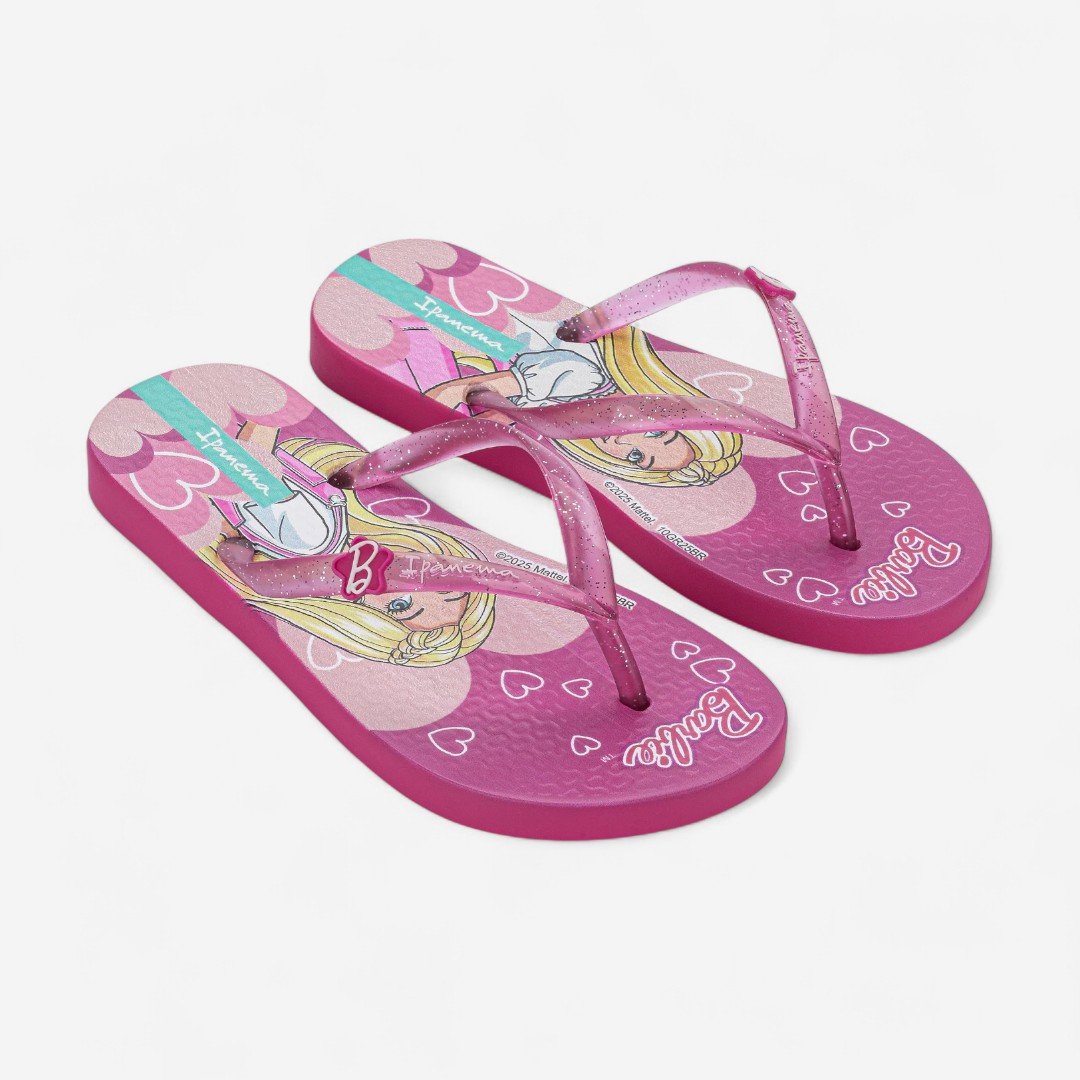 Chinelo De Dedo Infantil Barbie Meu Encanto Ipanema Rosa