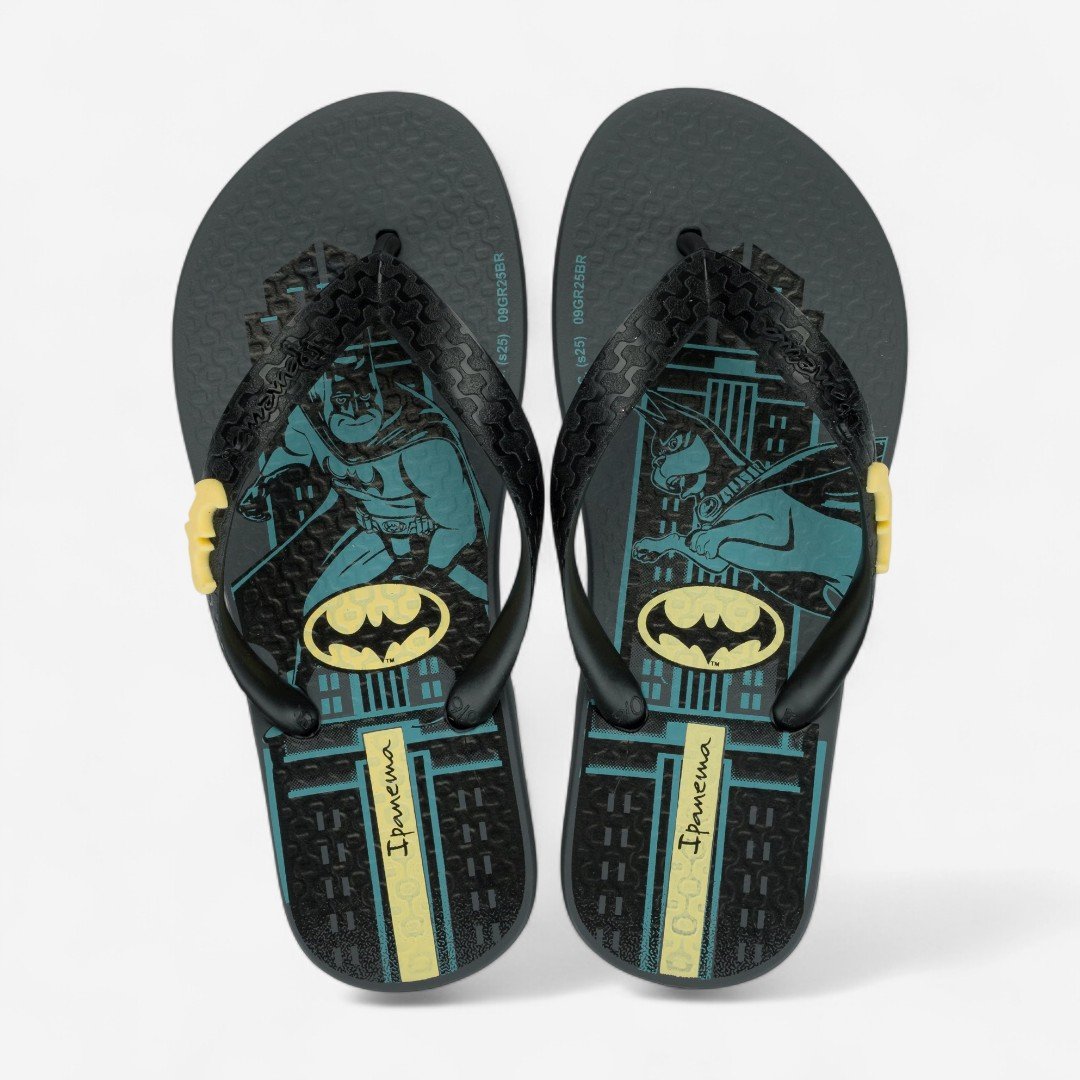 Chinelo Ipanema Super Pets Infantil Grafite Preto 2