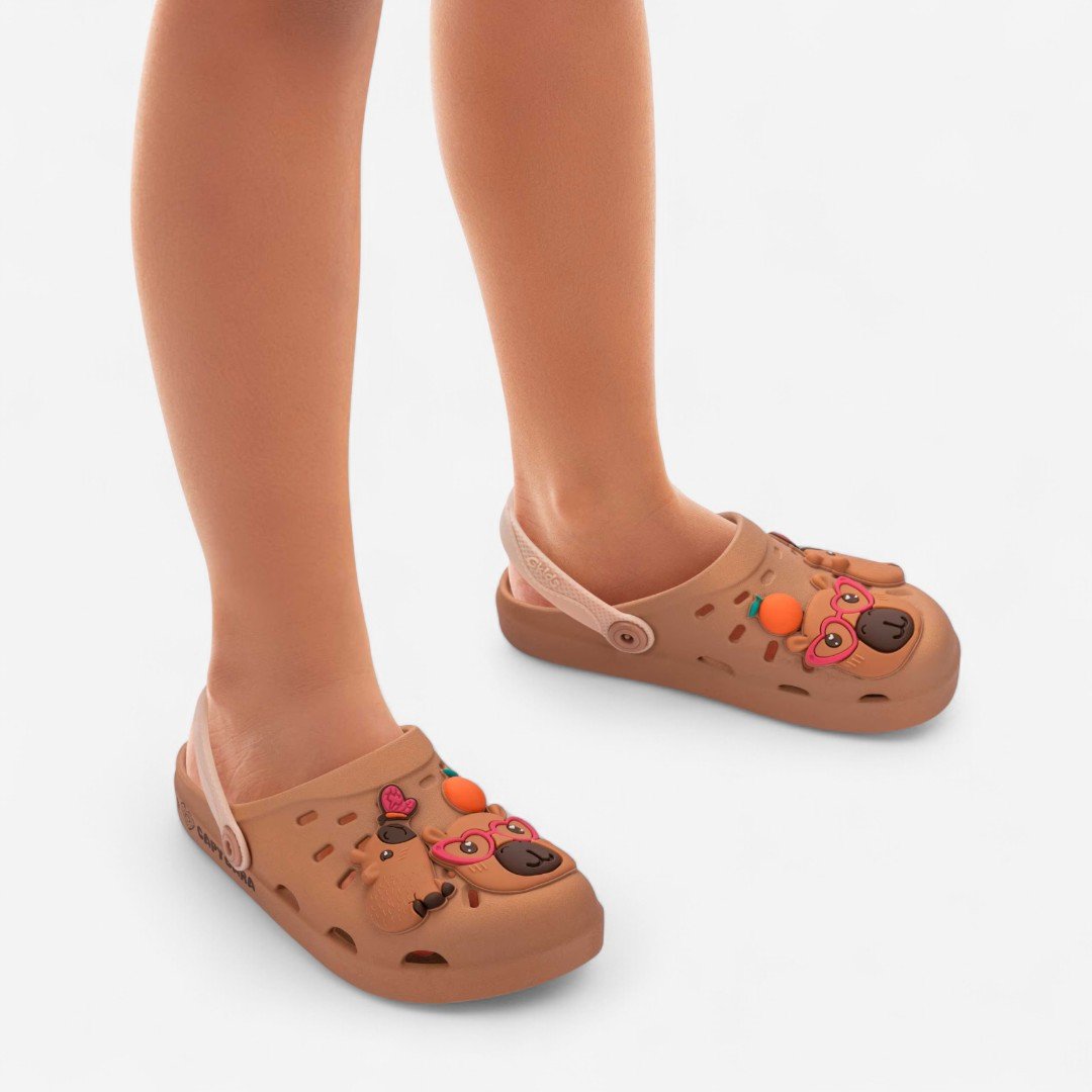 Babuche Infantil Capivara Hype Grendene Kids Marrom Marrom 3