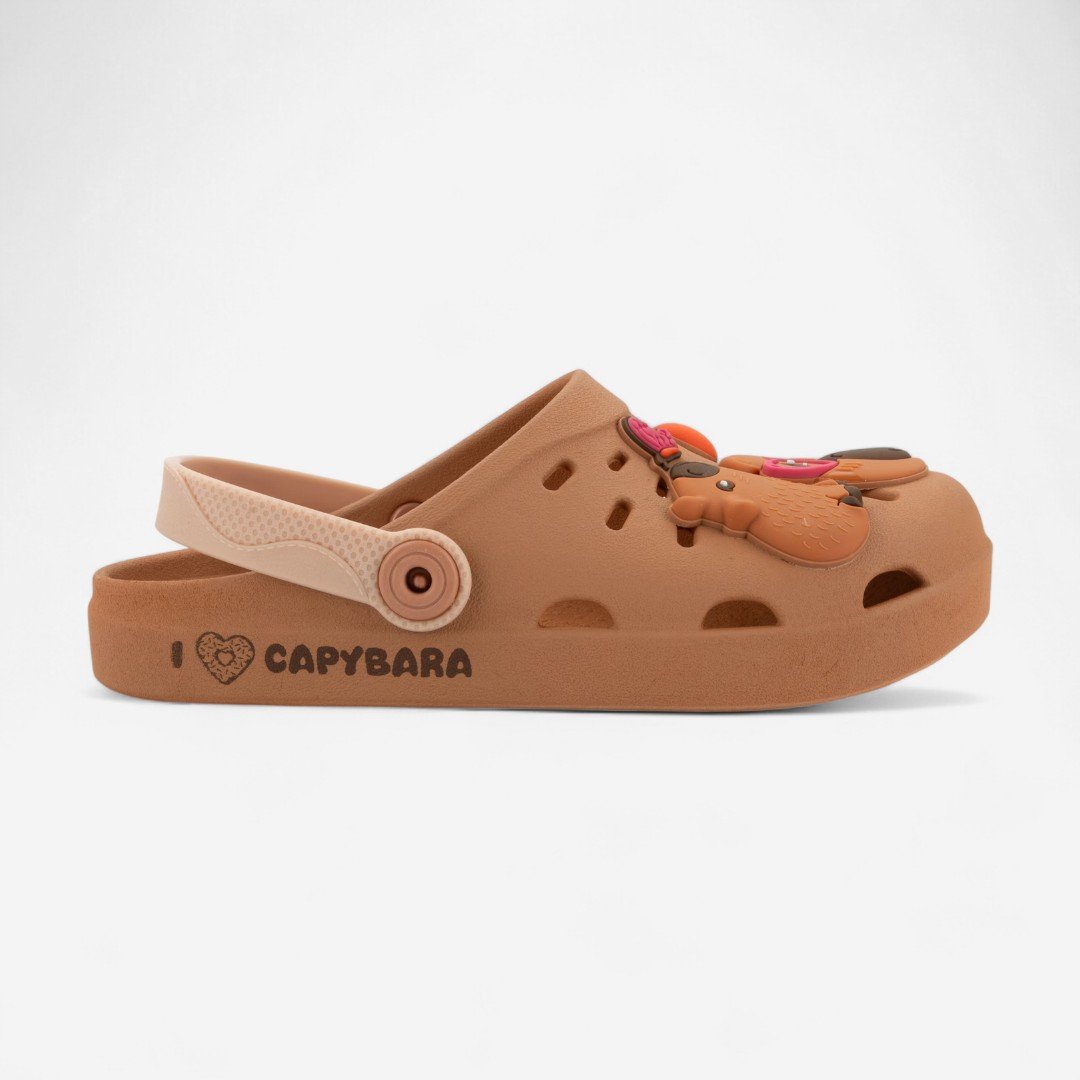 Babuche Infantil Capivara Hype Grendene Kids Marrom Marrom 4