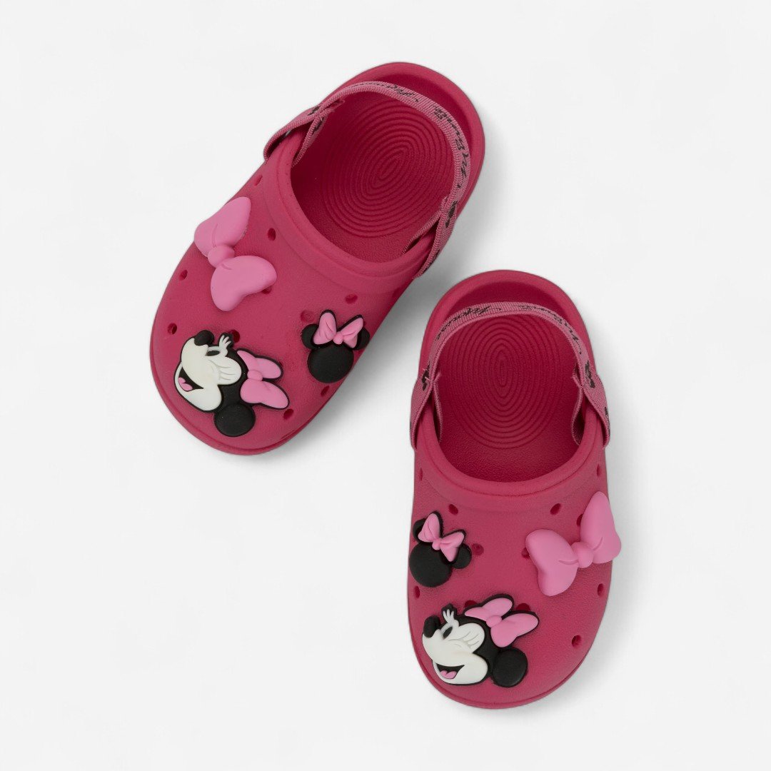 Babuche De Bebê Disney Minnie Moments II Grendene Kids Rosa Rosa 3