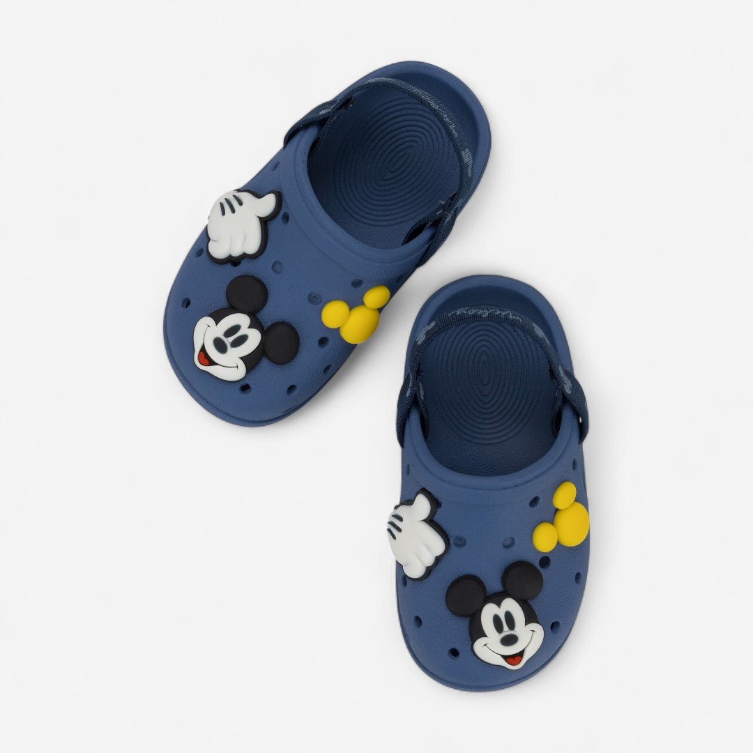 Babuche De Bebê Disney Mickey Moments II Grendene Kids Azul Azul 3