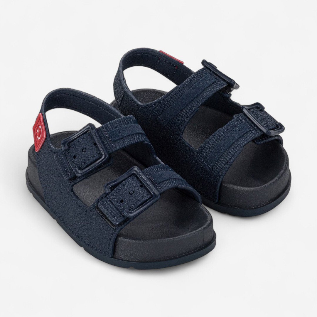 Sandália De Bebê Milão II Cartago Azul Azul Marinho 2