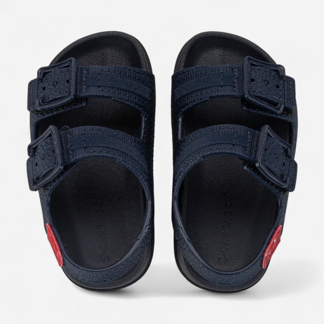 Sandália De Bebê Milão II Cartago Azul Azul Marinho 4