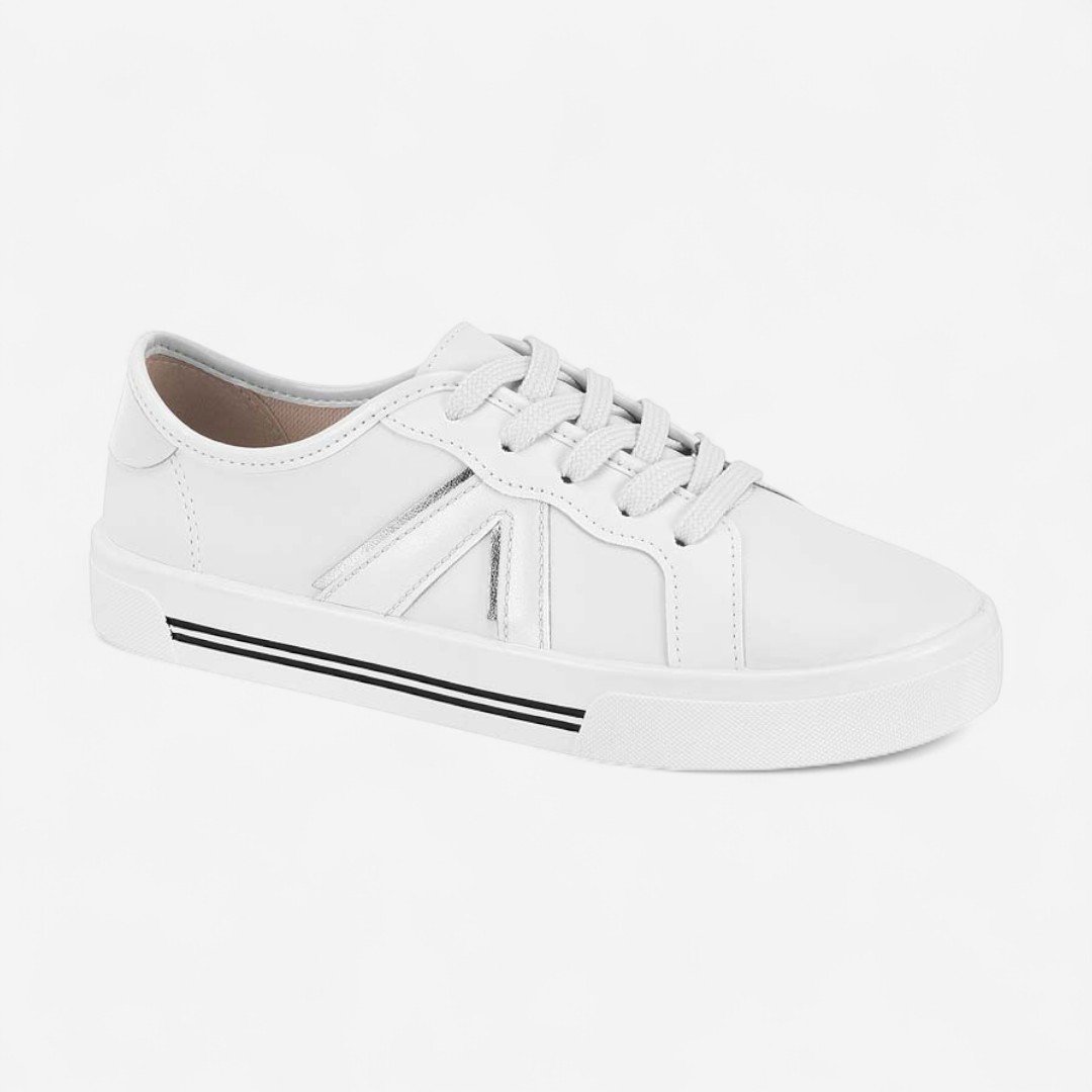 Tênis Moleca Casual Feminino Branco