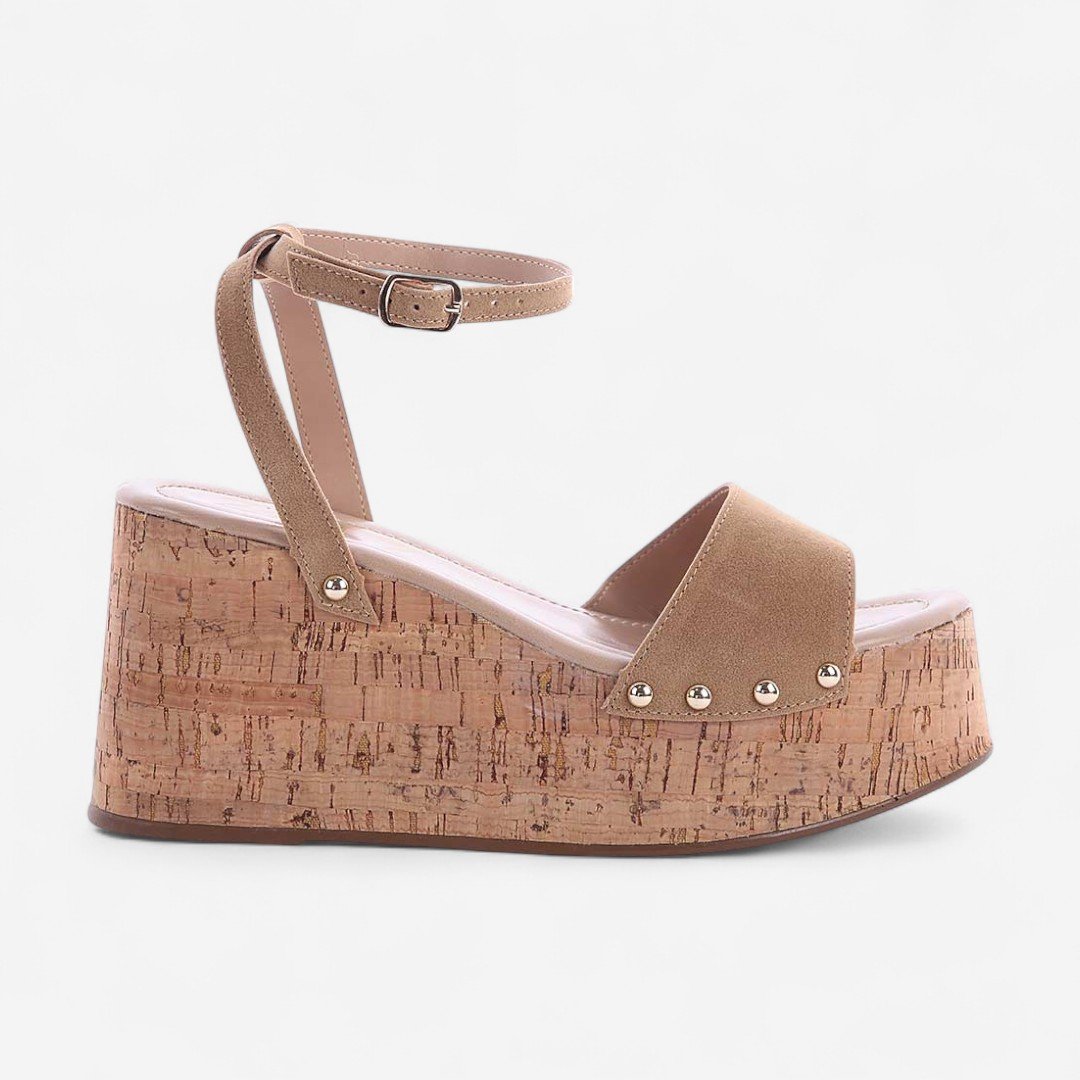 Sandália Zatz Plataforma Feminina Nude Nude 2