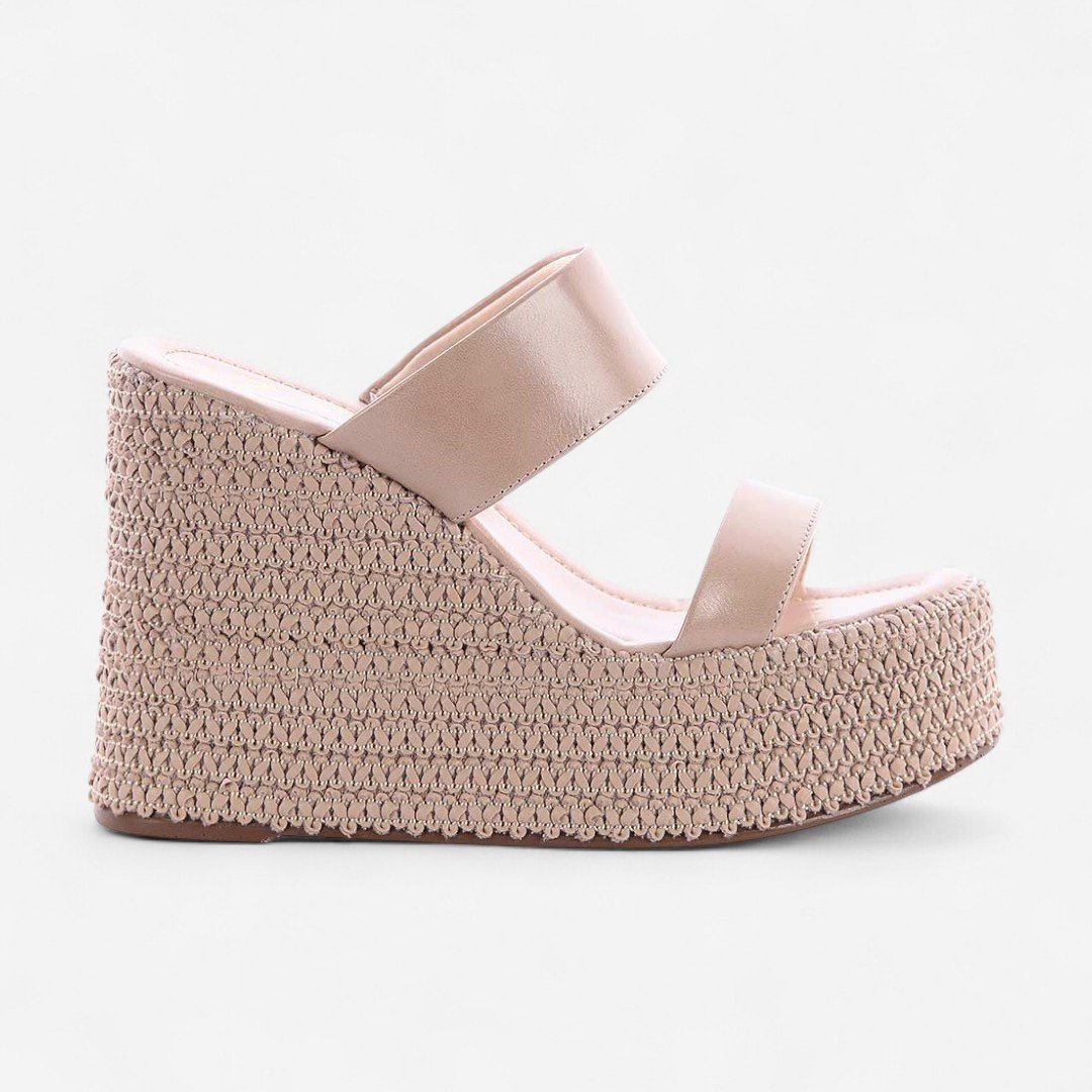 Tamanco Plataforma Zatz Nude Nude 2