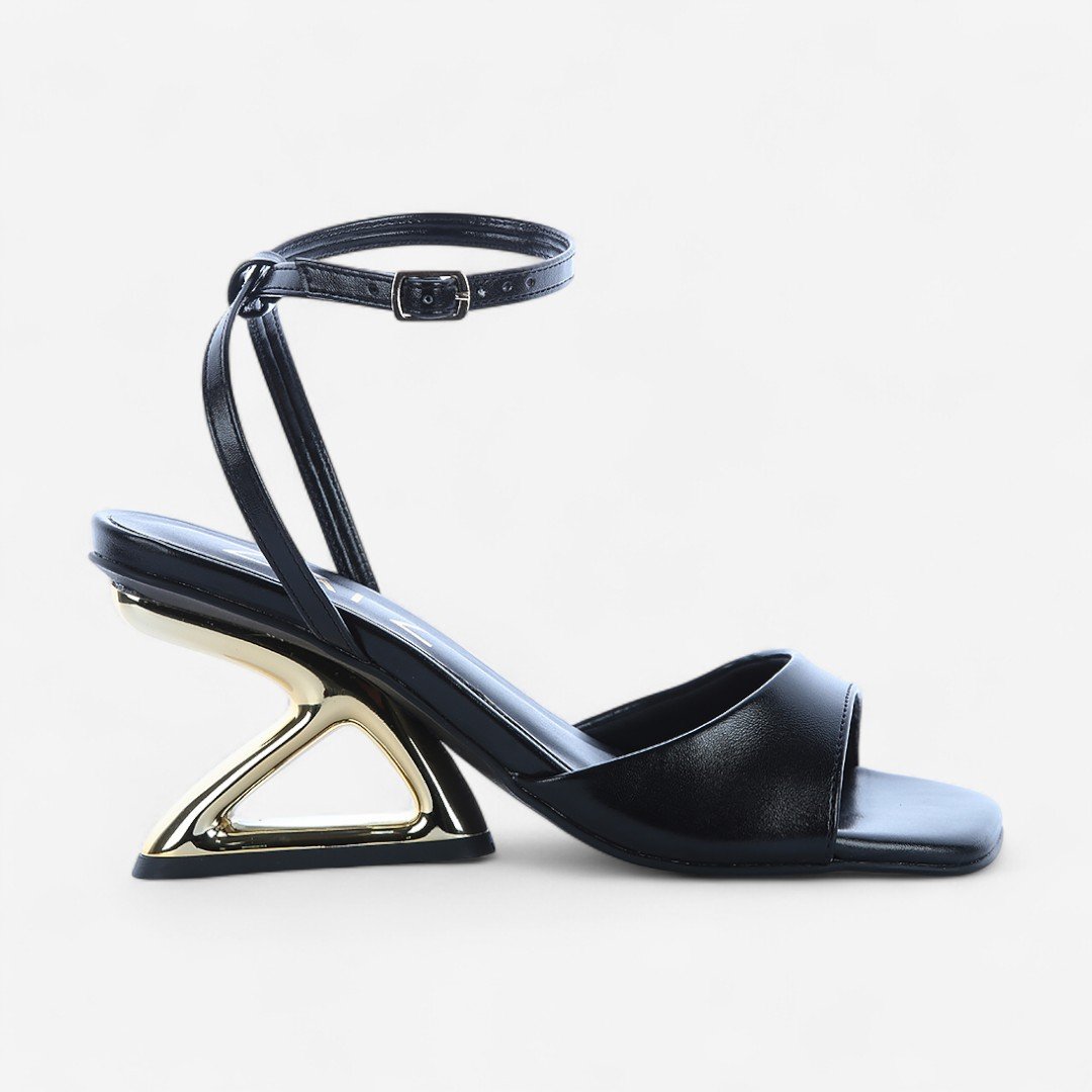 Sandália Zatz Salto Orgânico Preto Preto 2