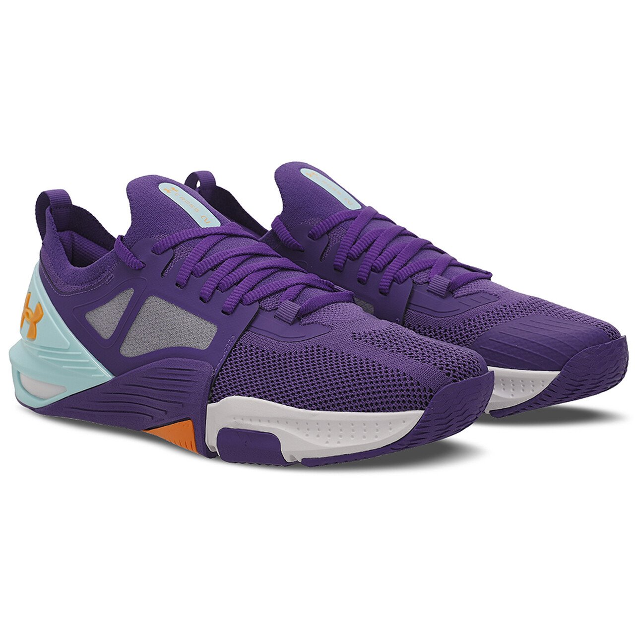 Tênis de Treino Feminino Under Armour Tribase Cross 2 Roxo Roxo/Verde Água 2
