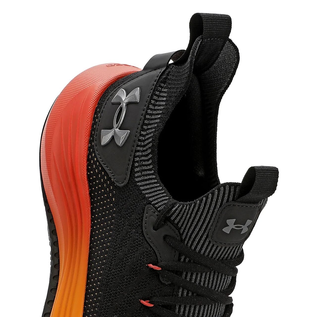 Tênis De Basquete Under Armour Hooper Masculino Preto Preto/Laranja 6