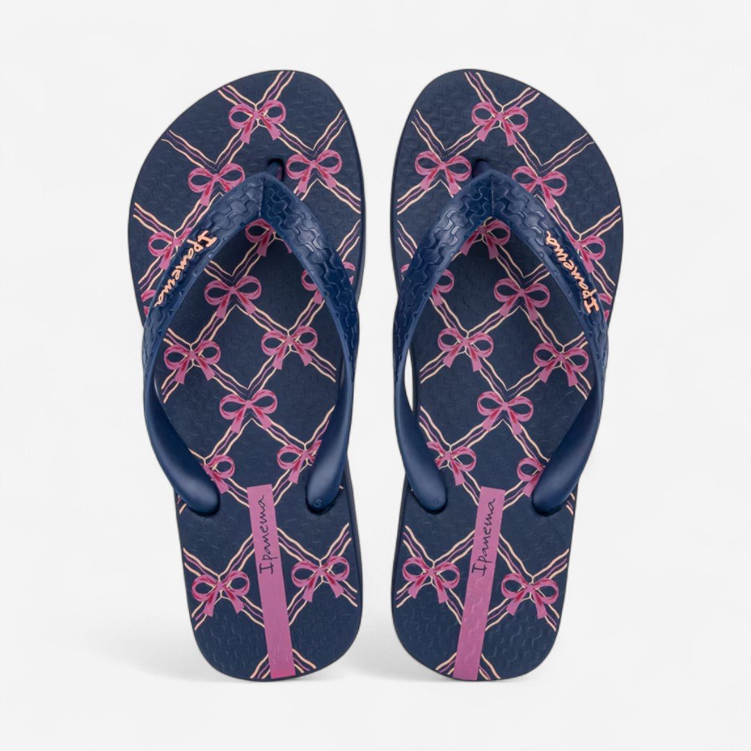 Chinelo Ipanema Happy Azul Azul/Rosa 2
