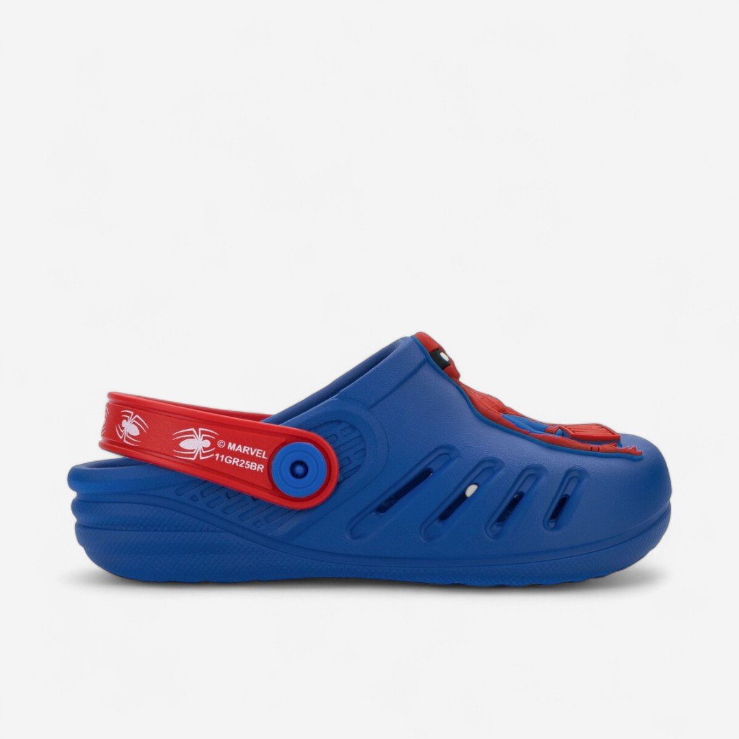 Babuche Marvel Ready Homem Aranha Grendene Kids Infantil Azul Azul 2