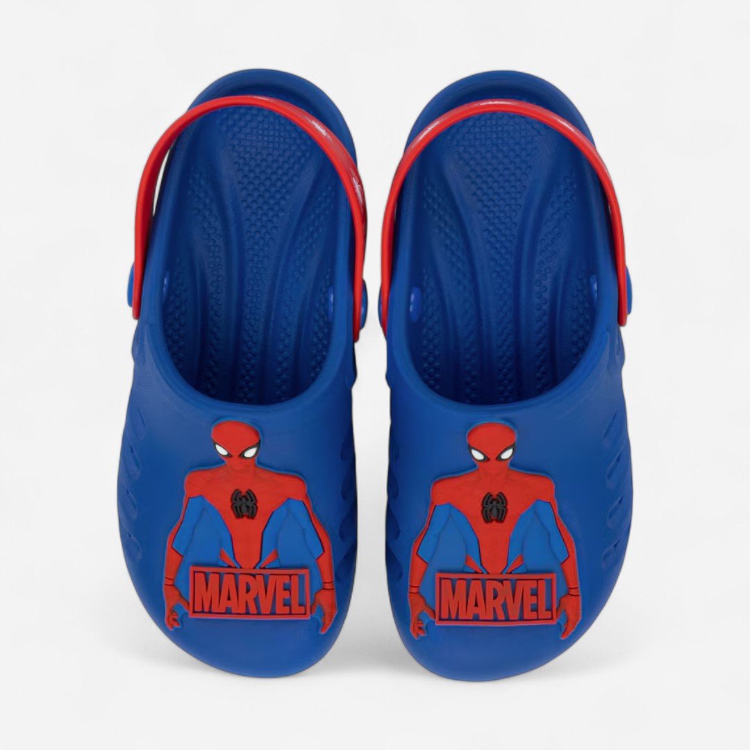 Babuche Marvel Ready Homem Aranha Grendene Kids Infantil Azul Azul 3