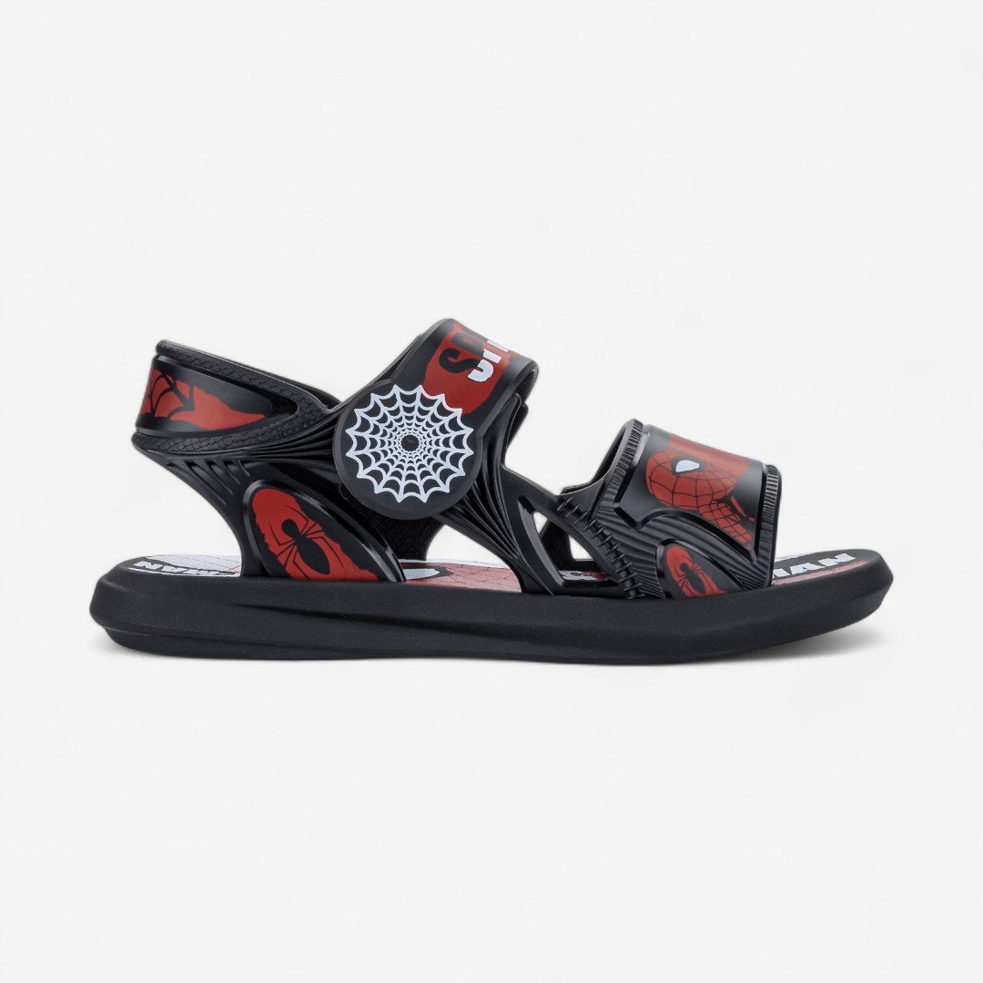 Sandália Infantil Preta Homem Aranha Adventure Bag Grendene Kids Preto/Vermelho 2