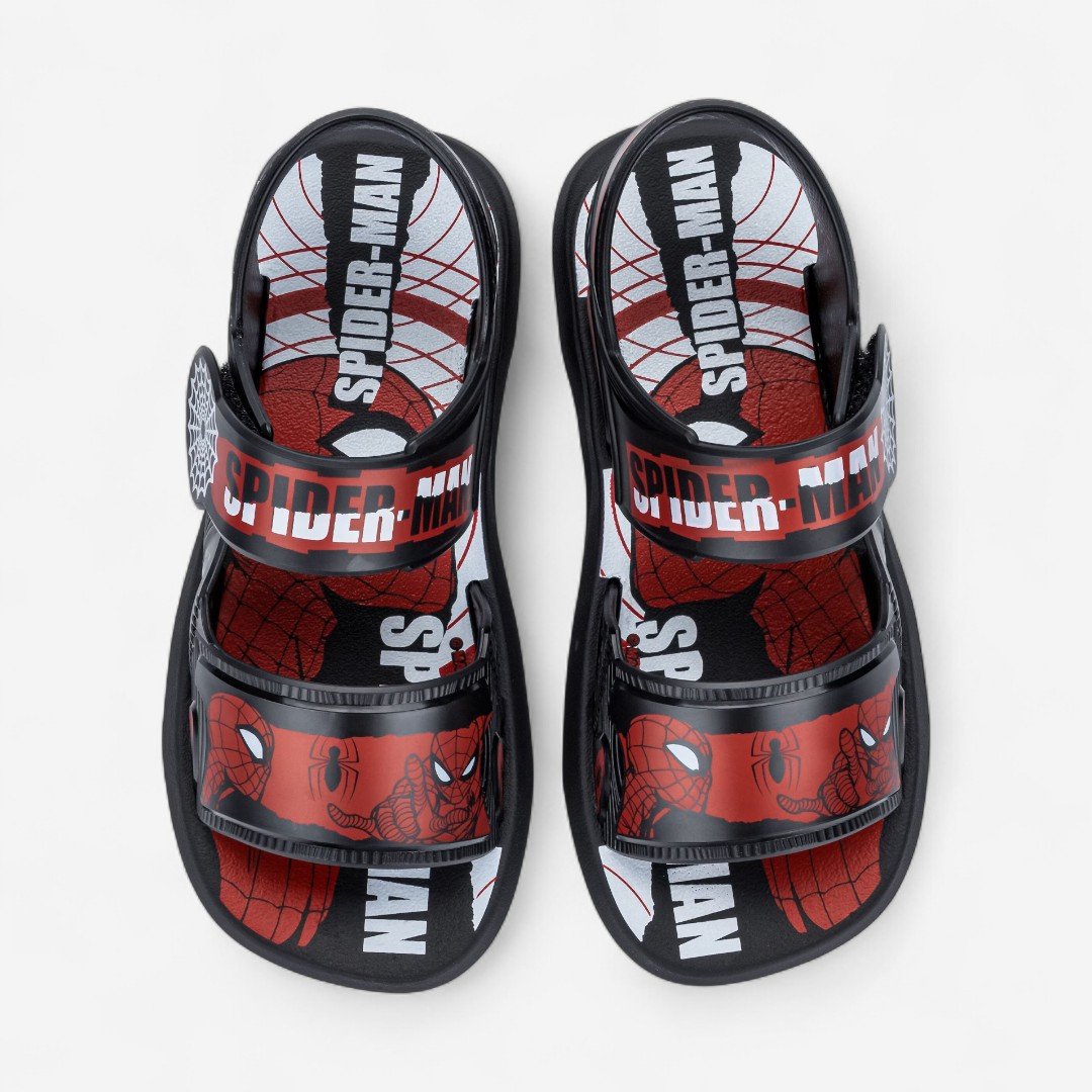 Sandália Infantil Preta Homem Aranha Adventure Bag Grendene Kids Preto/Vermelho 6