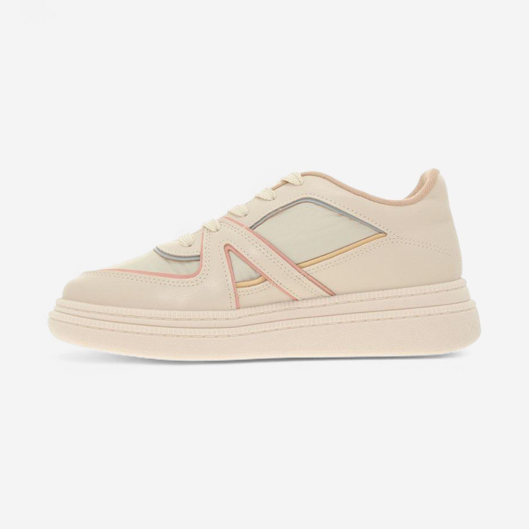 Tênis Casual Moleca Off White Off White 4