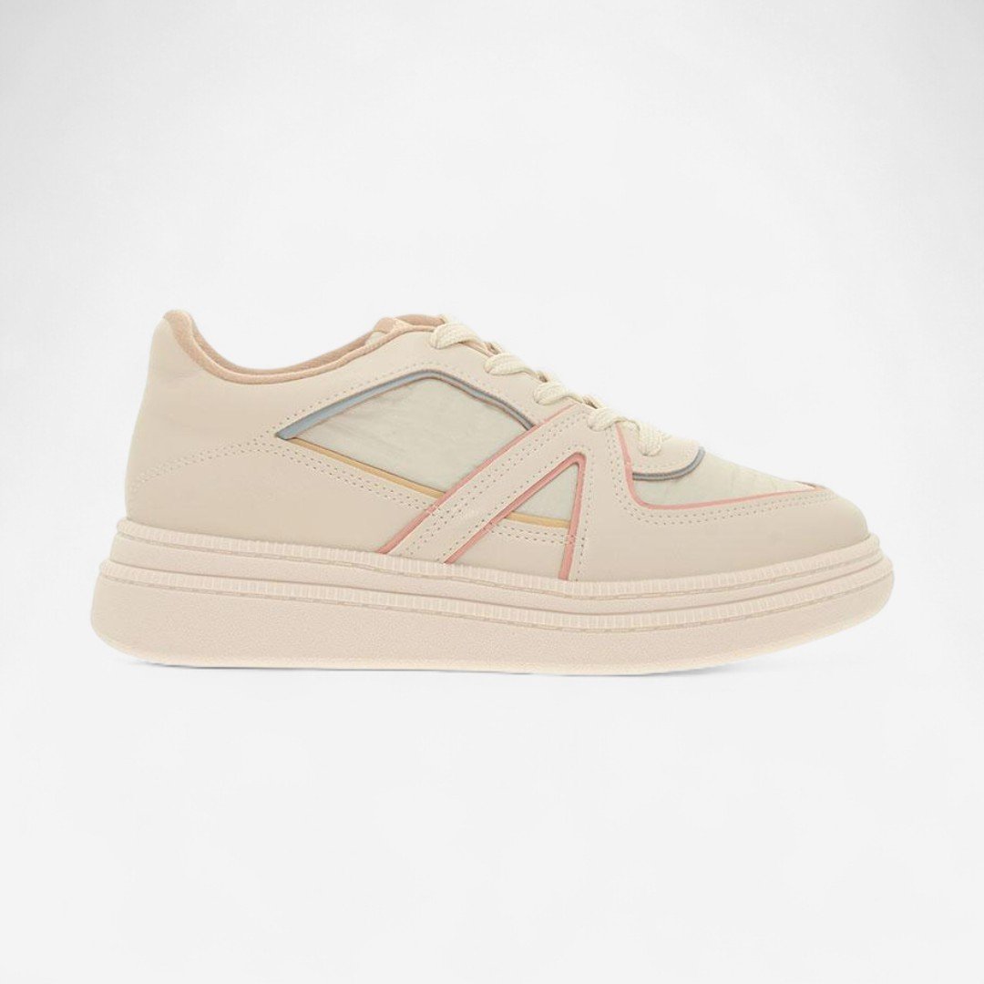 Tênis Casual Moleca Off White Off White 5