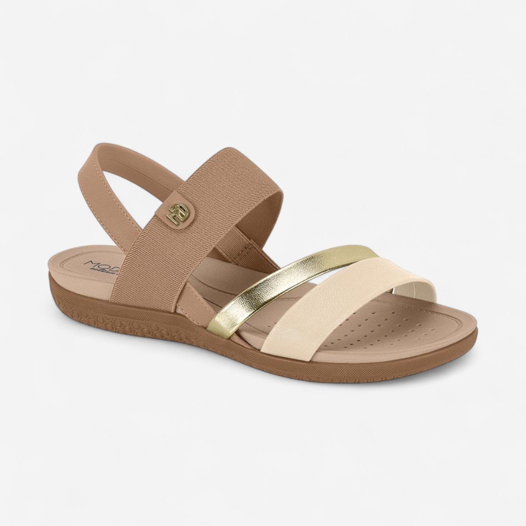 Sandália Rasteira Modare Conforto Nude