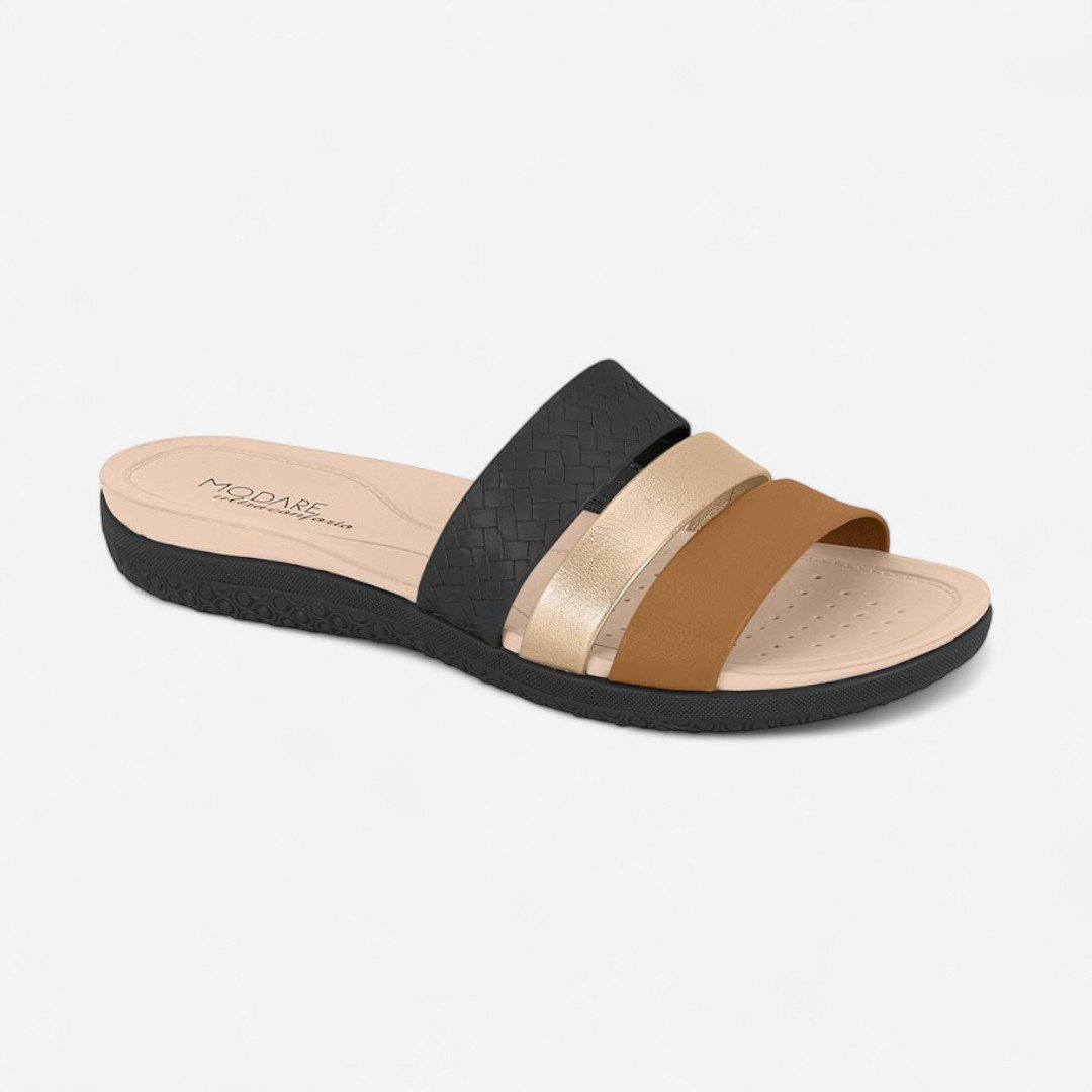 Tamanco Modare Flat Conforto Preto