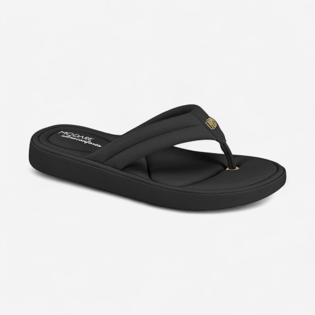 Chinelo Modare Conforto De Dedo Preto