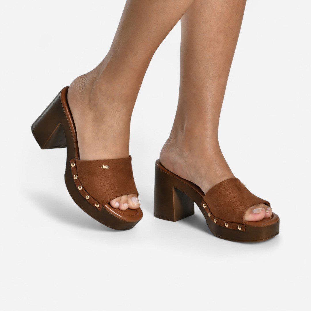 Tmanco Plataforma Via Marte Camurça Caramelo Caramelo 2